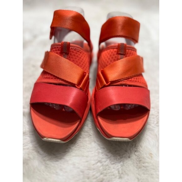 Sorel kinetic Impact Red Strappy Platform Sandal women size 8.5 - Picture 4 of 10